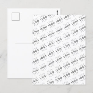 Cartão Postal Sua imagem/logotipo iluminado automaticamente + pa