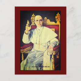 Cartão Postal Sua Santidade o Papa Pius XII - Igreja Católica