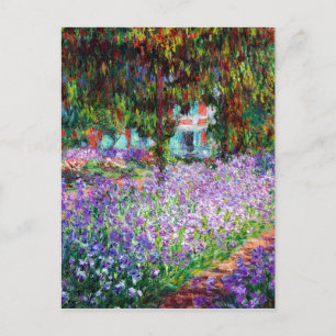 Cartão Postal Subidas no Jardim de Monet
