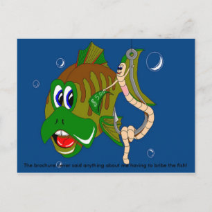 Cartão Postal Subir o peixe