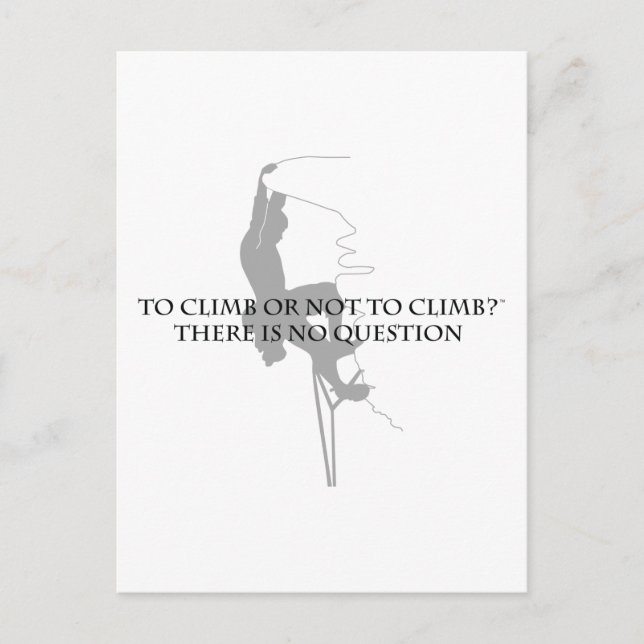 Cartão Postal Subir ou Não Subir. (Frente)