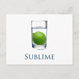 Cartão Postal Sublime engraçado