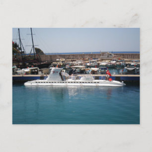 Cartão Postal Submarino de recreio turco