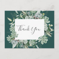 Succulent Greenery | Casamento Verde Escuro Obriga