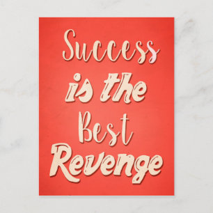 Cartão Postal Sucesso É A Melhor Vaga - Citação Motivacional