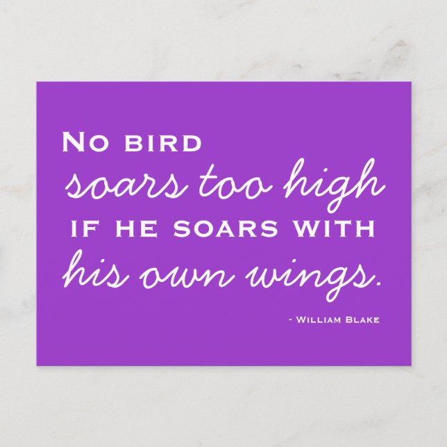 Cartão Postal Sucesso, Inspiração - Cartão-postal Motivacional (Frente)