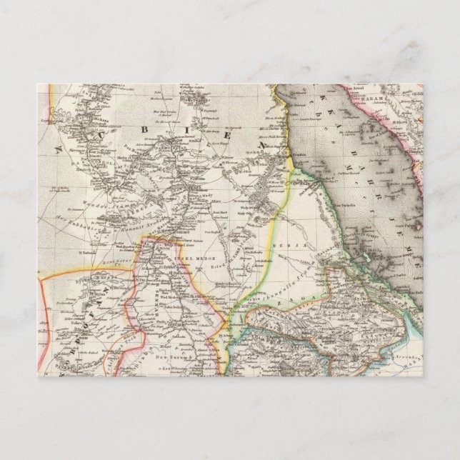 Cartão Postal Sudão, Etiópia (Frente)