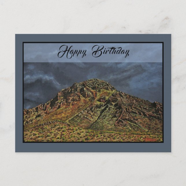 Cartão postal Sudoeste do Desert Mountain (Frente)