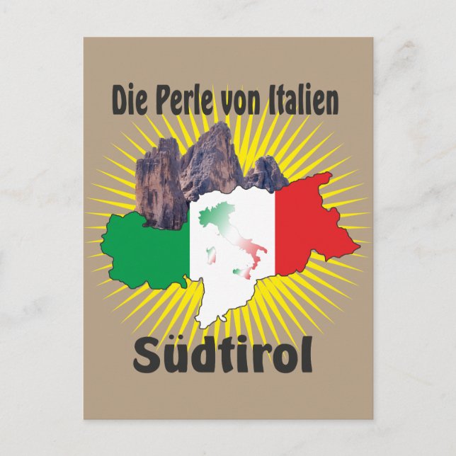 Cartão Postal Südtirol - Alto Adige - Italien - Italia Postkarte (Frente)