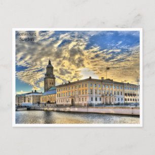 Cartão Postal Suecia de viagens vintage de Gotemburgo Suède