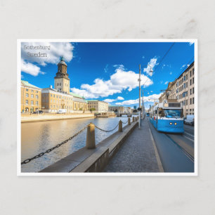 Cartão Postal Suecia de viagens vintage de Gotemburgo Suède