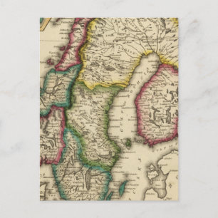 Cartão Postal Suecia e Noruega 2