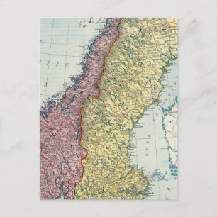 Cartão Postal Suecia e Noruega 5