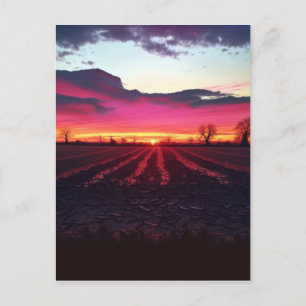 Cartão Postal Suffolk Sunset Antes De Dusk
