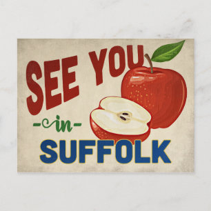 Cartão Postal Suffolk Virginia Apple - Viagens vintage
