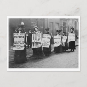 Cartão Postal Suffragettes Votes para Mulheres, Londres