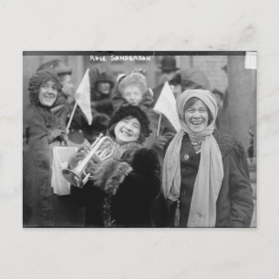 Cartão Postal Suffragistas Rosa Sanderman e Elizabeth Freeman