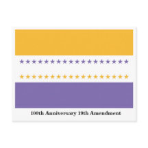 Sufrage Victory Flag Votos para Mulheres 100 anos