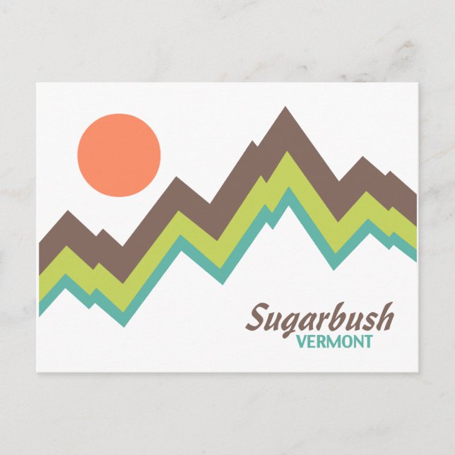 Cartão Postal Sugarbush Vermont (Frente)