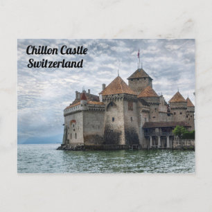 Cartão Postal Suiça Chillon Castle Viagem Foto
