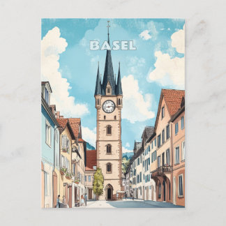 Cartão Postal Suiça de Basileia