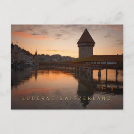 Cartão Postal Suiça de luzerna no início da manhã