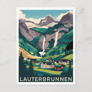 Cartão Postal Suiça Lauterbrunnen