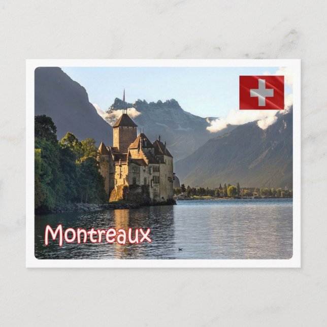 Cartão Postal Suiça - Montreaux - (Frente)