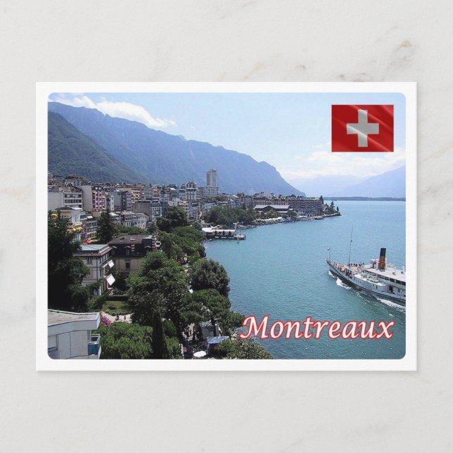 Cartão Postal Suiça - Montreaux - (Frente)