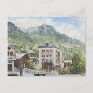 Cartão Postal Suiça zinal. 2007