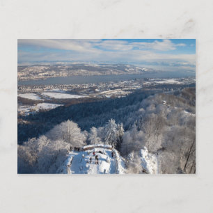 Cartão Postal Suiça Zurique Winter