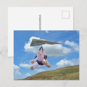 Cartão postal - Suíno Voador não Impossível