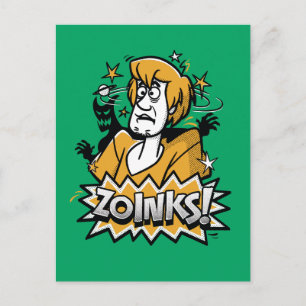 Cartão Postal Sujo "Zoinks"! Gráfico de Meio-Tom