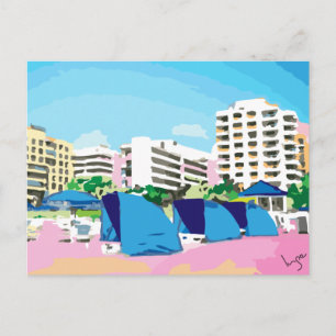 CARTÃO POSTAL SUL BEACH, MIAMI, FLORIDA