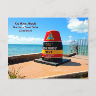 Cartão Postal Sul, mais pontual Key West, Flórida