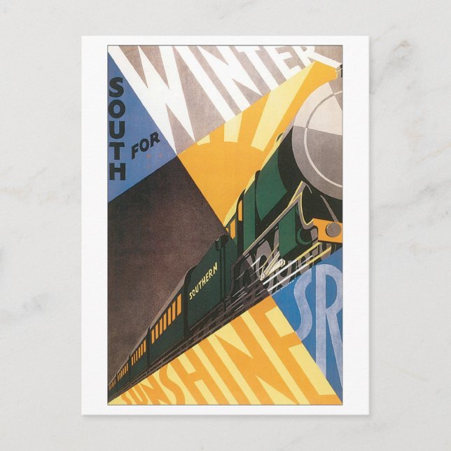 Cartão Postal Sul Para O Inverno (Frente)