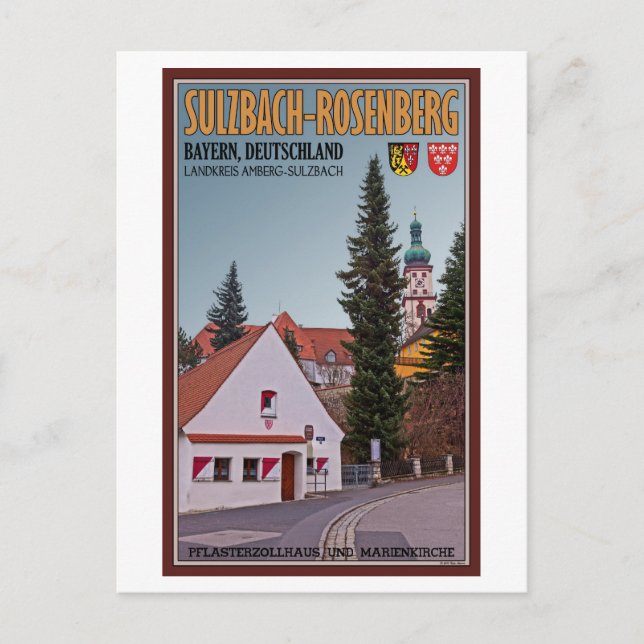 Cartão Postal Sulzbach-Rosenberg - Toll House (Frente)