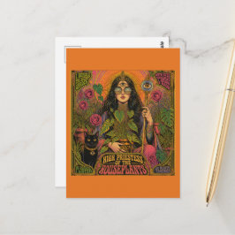 Cartão Postal suma sacerdotisa de plantas domésticas