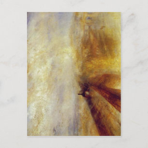 Cartão Postal Sumario J. M. W. Turner - Chuva, Vapor e Velocidad