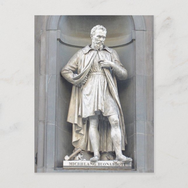 Cartão Postal Sumário Michelangelo (cheio Michelangelo di Lo) (Frente)
