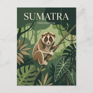 Cartão Postal Sumatra Indonésia
