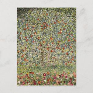Cartão Postal Summary Apfelbaum I , 1912, by Gustav Klimt center