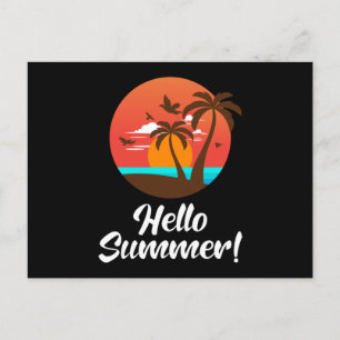 Cartão Postal Summer Beach Vacing Surf Sea Legal Sun Funny Gift