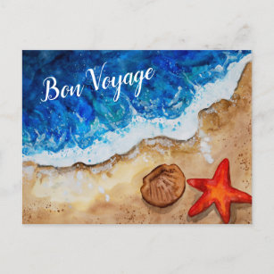 Cartão Postal Summer Beach Waves