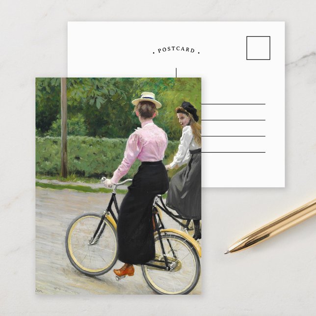 Cartão Postal Summer Bike Ride | Paul Fischer (Criador carregado)