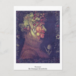 Cartão Postal Summer by Giuseppe Arcimboldo