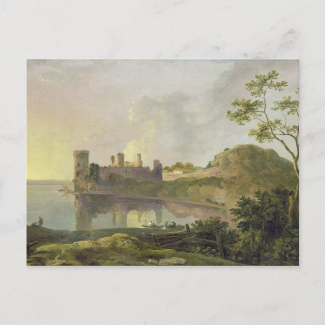 Cartão Postal Summer Evening (Castelo de Caernarvon) c.1764-65 ( (Frente)