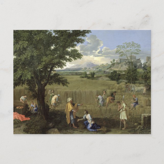 Cartão Postal Summer, Ruth e Boaz, 1660-64 (Frente)