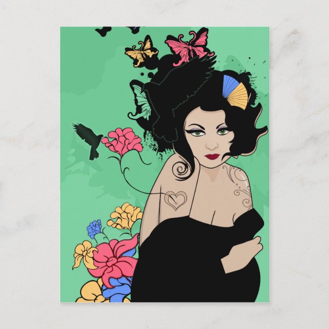 Cartão Postal Summertime Fairy (Frente)