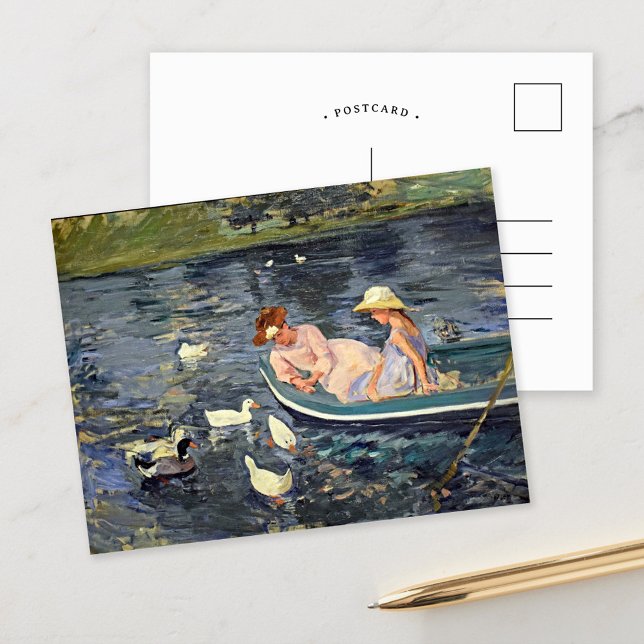 Cartão Postal Summertime Two | Mary Cassatt (Criador carregado)